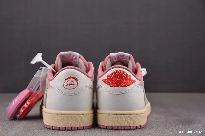 1st Kicks Shoes DM7866-600 AJ OG SP Travis 1 Low Scott x 0617